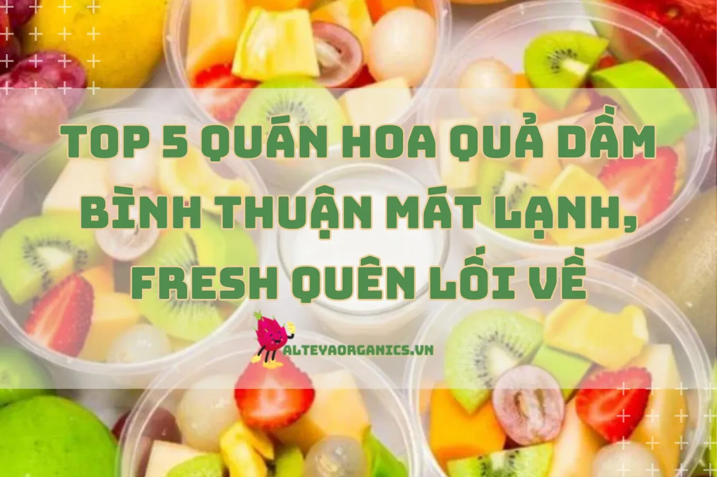 Top 5 quán hoa quả dầm Bình Thuận mát lạnh, fresh quên lối về 2024